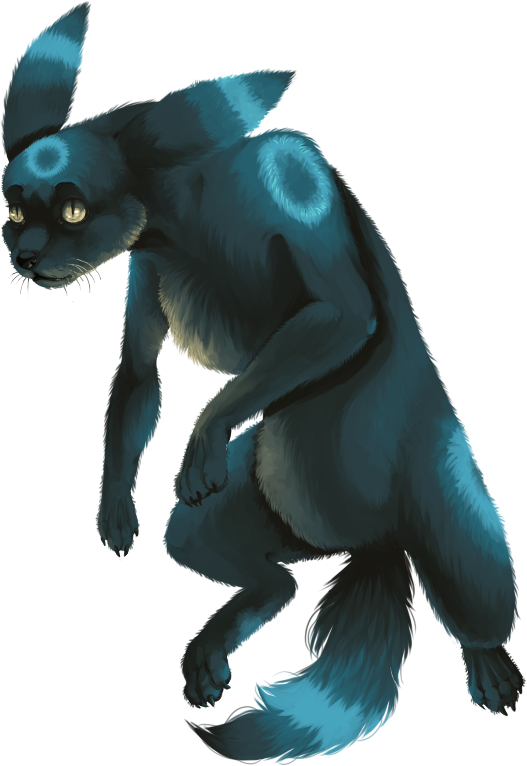 Umbreon - Drawing (527x766), Png Download