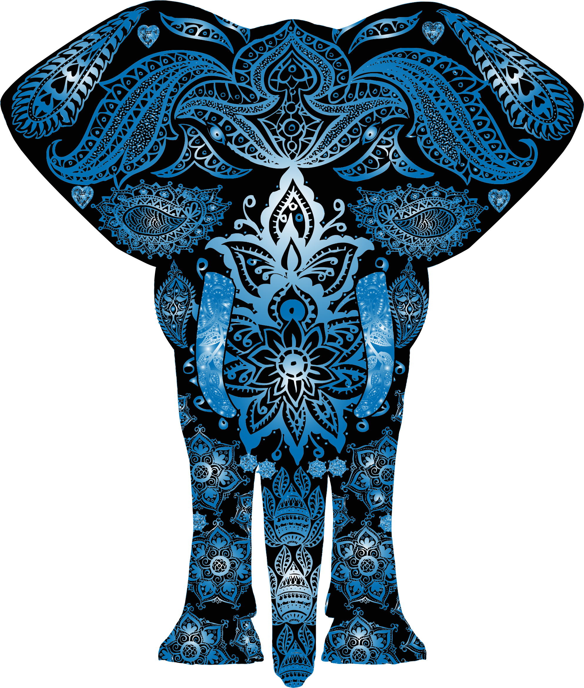 Blue Floral Pattern Big Image Png - Cry Phone Case - Iphone 4/4s (1987x2339), Png Download
