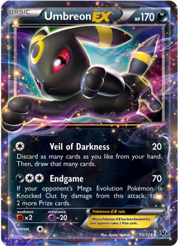 Pokémon Wallpaper Titled Umbreon Ex - Mega Flygon Ex Pokemon Card (500x500), Png Download