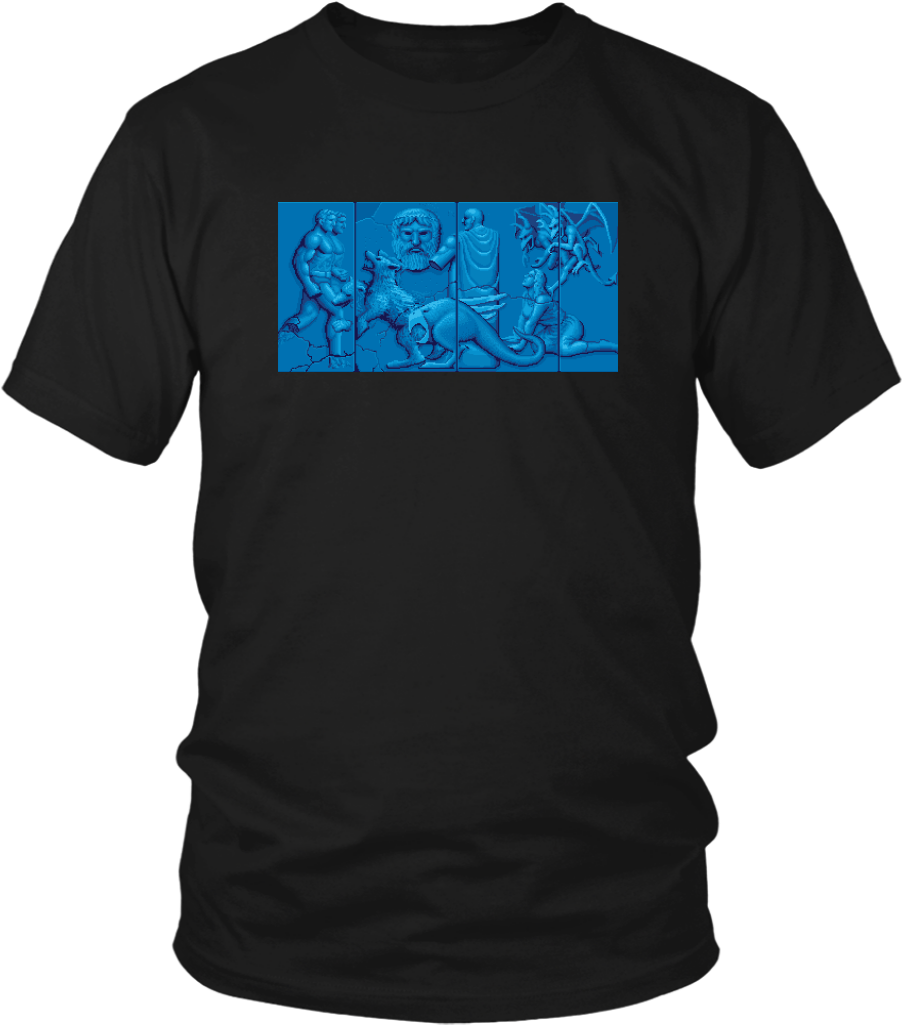 Altered Beast Iv Unisex Shirt Sega Genesis Arcade - Limited Edition - Warning This Girl Is Protected (1024x1024), Png Download