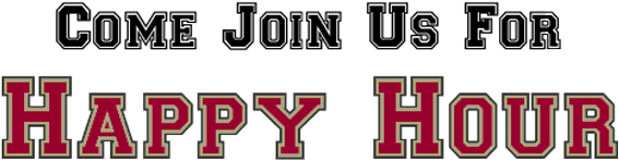 Happy Hour With Info - Happy Hour (606x200), Png Download