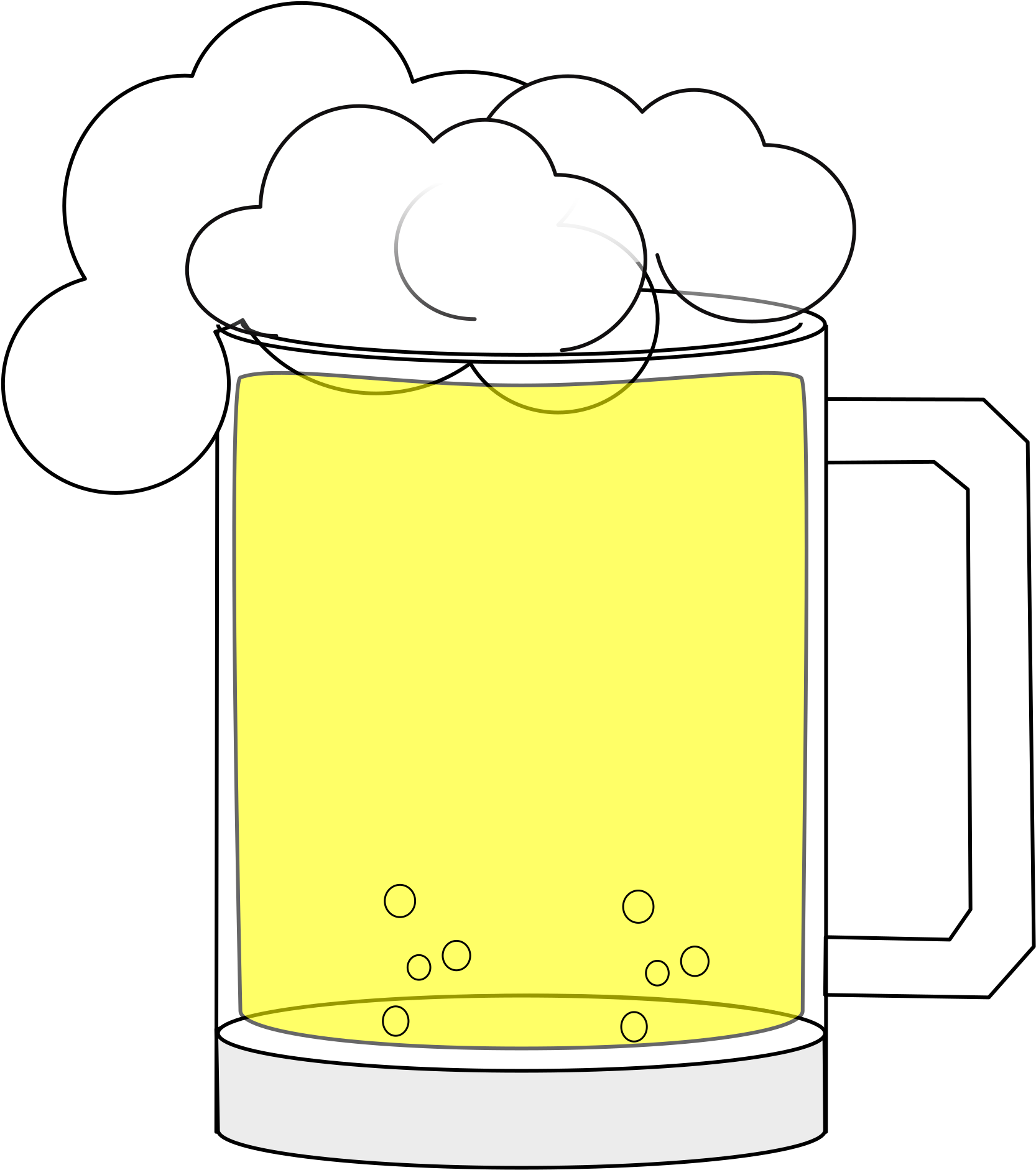 This Free Icons Png Design Of Happy Hour Beer Animation (2400x2400), Png Download