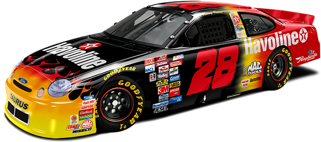 Make & Model - Action 2002 Rusty Wallace 1 24 Diecast Car (700x350), Png Download