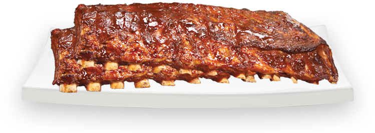 Bbq Rib Png Clip Royalty Free Stock - Transparent Baby Back Ribs Png (800x287), Png Download