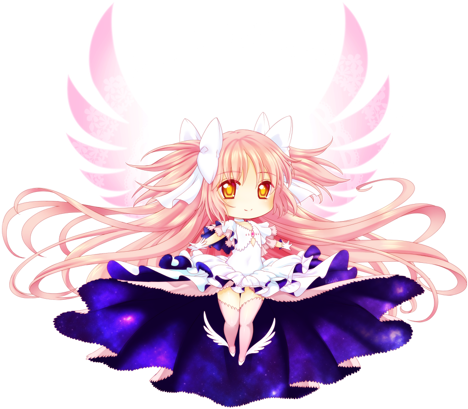 Chibi Ultimate Madoka (1000x853), Png Download