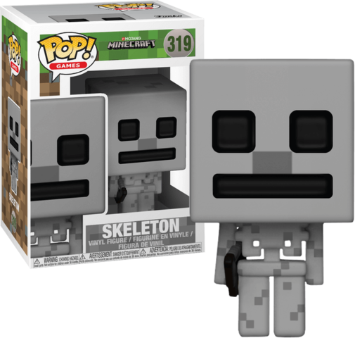 Skeleton - Pop Minecraft (505x480), Png Download