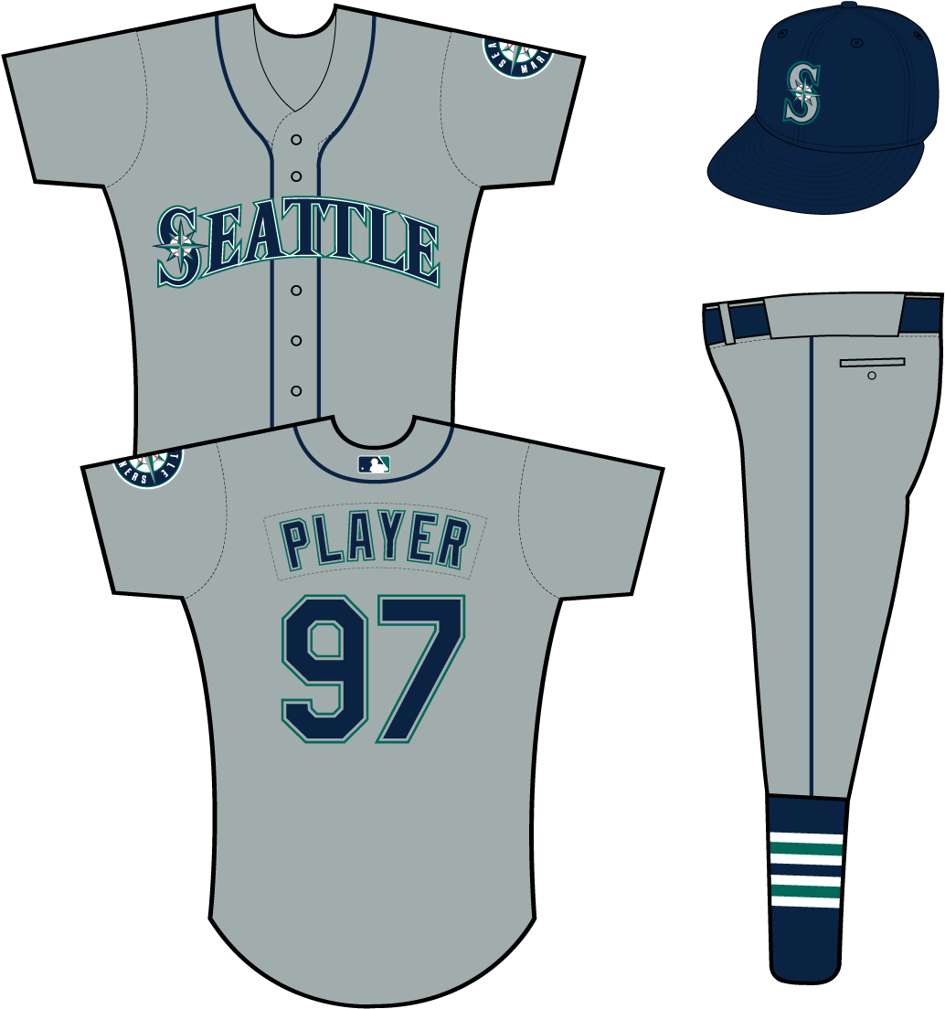 Seattle Mariners Cleveland Indians Uniform 1989 Free Transparent