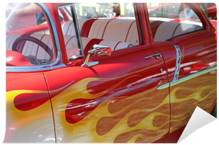 Naklejki Na Samochód Plomienie (400x400), Png Download