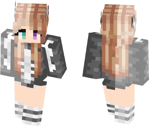 Skeleton ~ Ώυlƒεн - Minecraft (584x497), Png Download