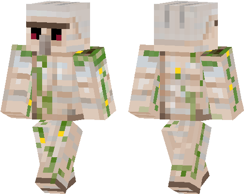 Mobs - Skin De Minecraft Golem (538x437), Png Download
