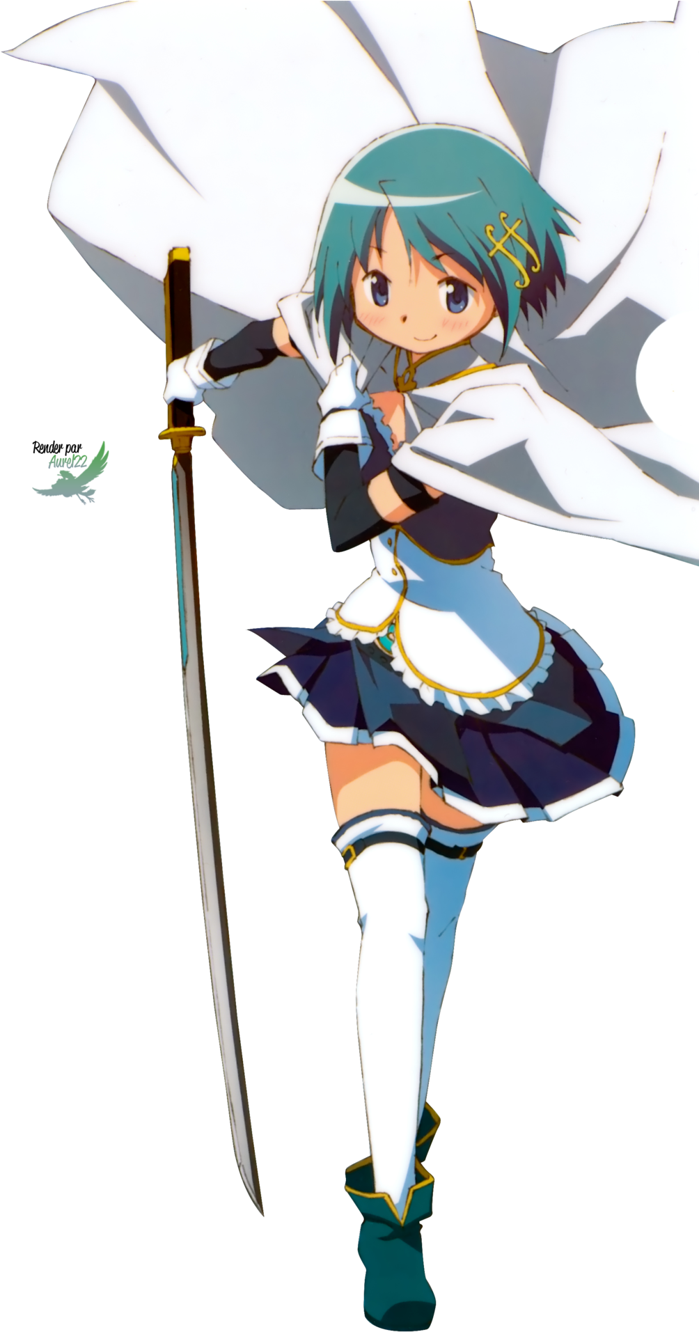 Related Wallpapers - Puella Magi Madoka Magica Sayaka Png (1024x1923), Png Download