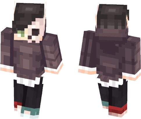 Skeleton Boy Skin - Minecraft (584x497), Png Download