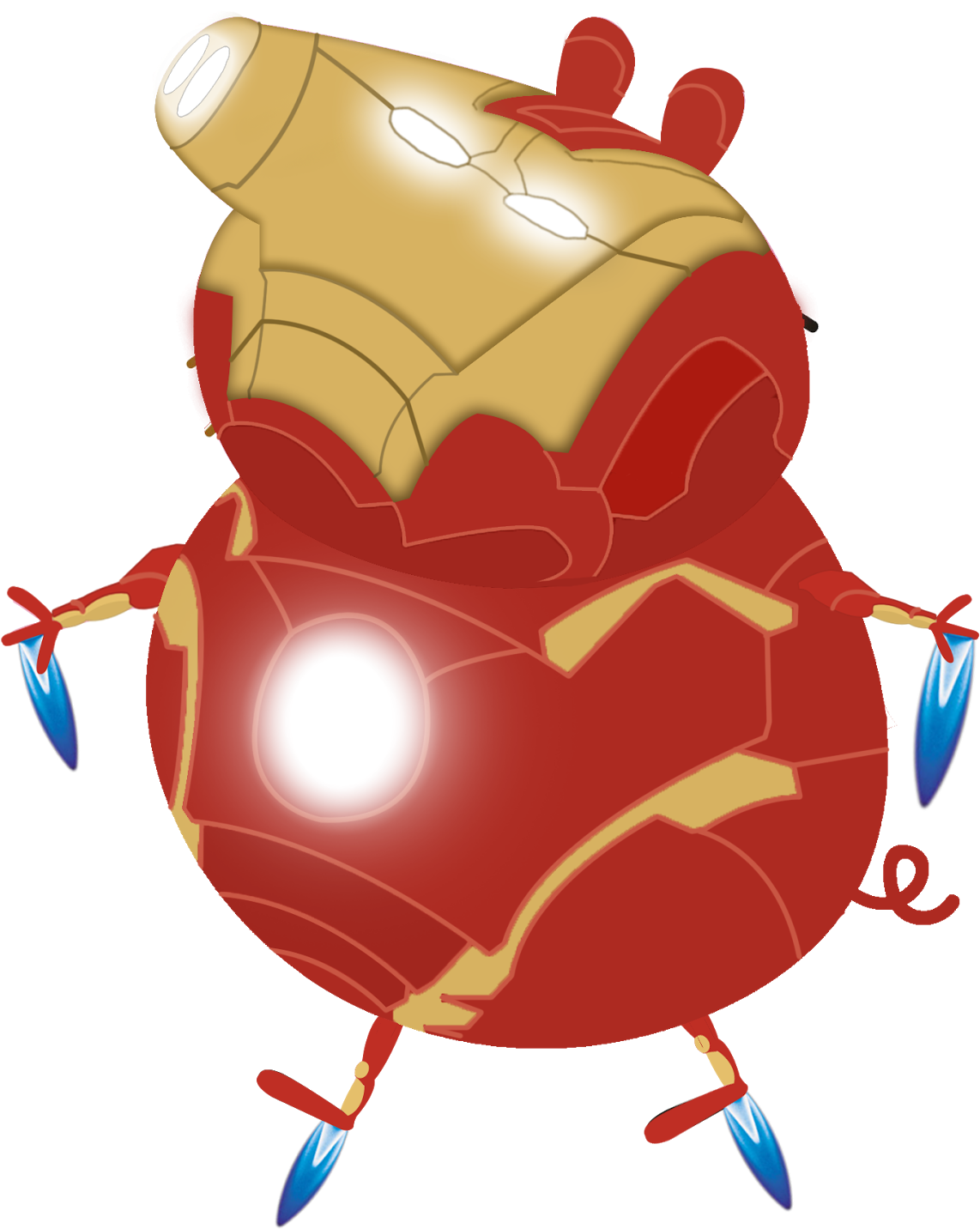 Peppa Pig Finding Dory Full Episode Finger Family - Peppa Pig Dark (1315x1600), Png Download