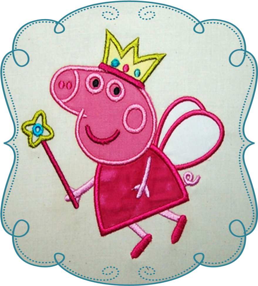 Pippa Fairy - Appliqué (1000x1000), Png Download