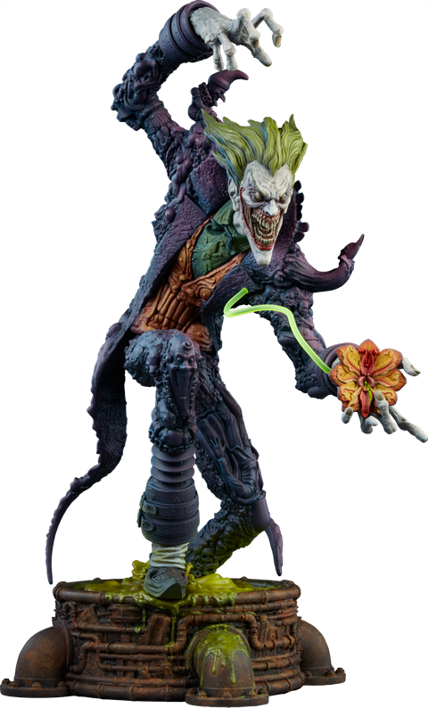 The Joker Gotham City Nightmare 20” Statue - Batman Joker Cosplay Joker 2004 (480x794), Png Download
