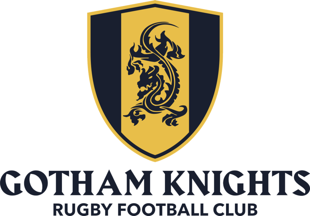 Gotham Logo 2c - Gotham City Knights (1000x698), Png Download