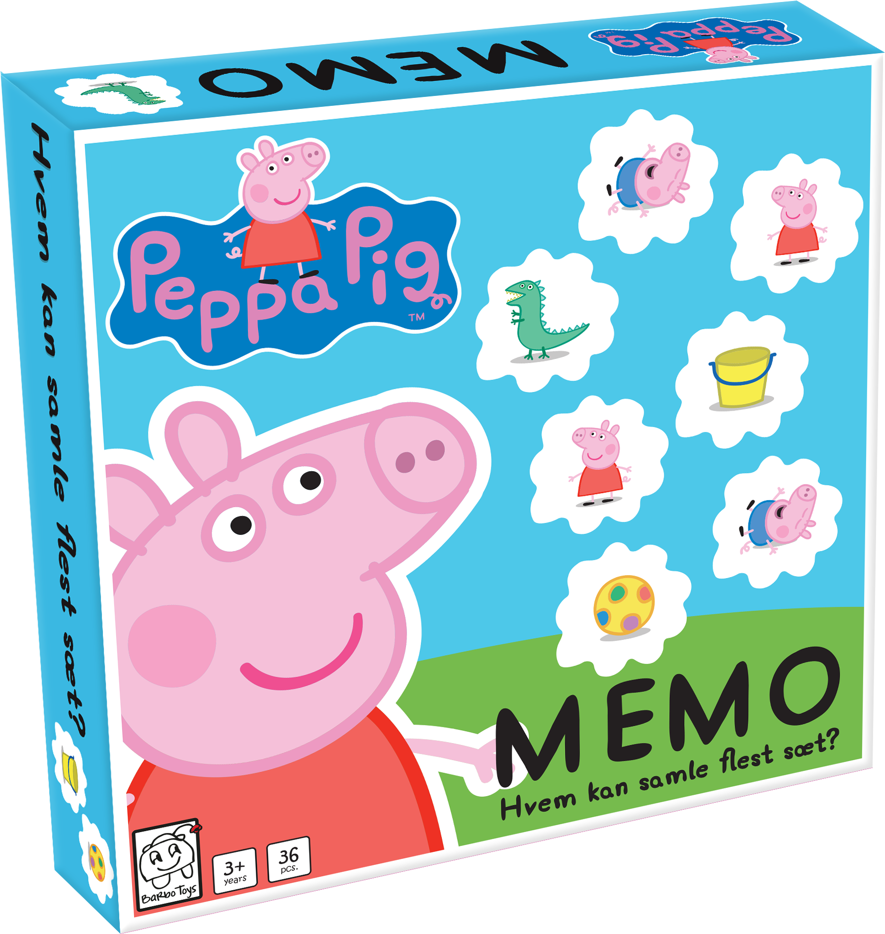 Peppa Pig Memo ,, , Large - Aquadoodle Peppa Pig Doodle Bag (1860x1945), Png Download