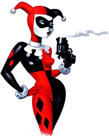 Https - //ludopedia - Com - Br/uploads/01/709/ - Harley Quinn With Gun (469x535), Png Download