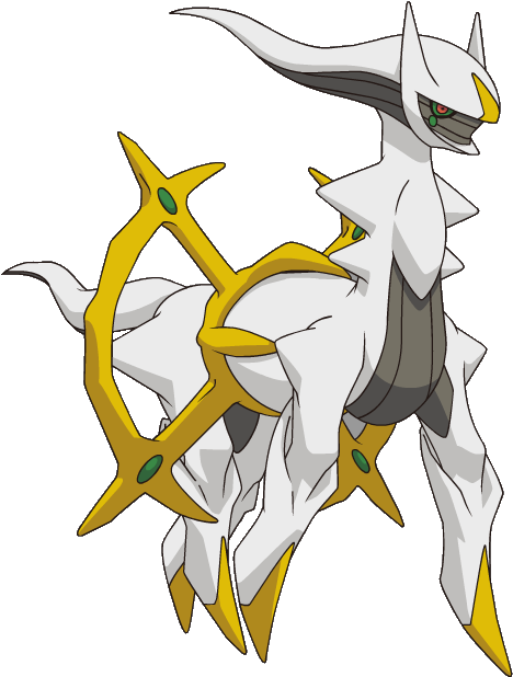 Arceus - O Pokemon Mais Forte De Todos (485x617), Png Download