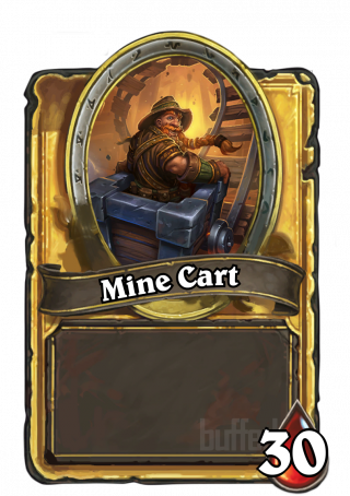 Mine Cart - Silence A Minion With Deathrattle (320x454), Png Download