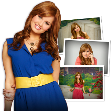 Debby Ryan, A Disney Channel Success Story - Jessie Prescott D Signed (357x355), Png Download