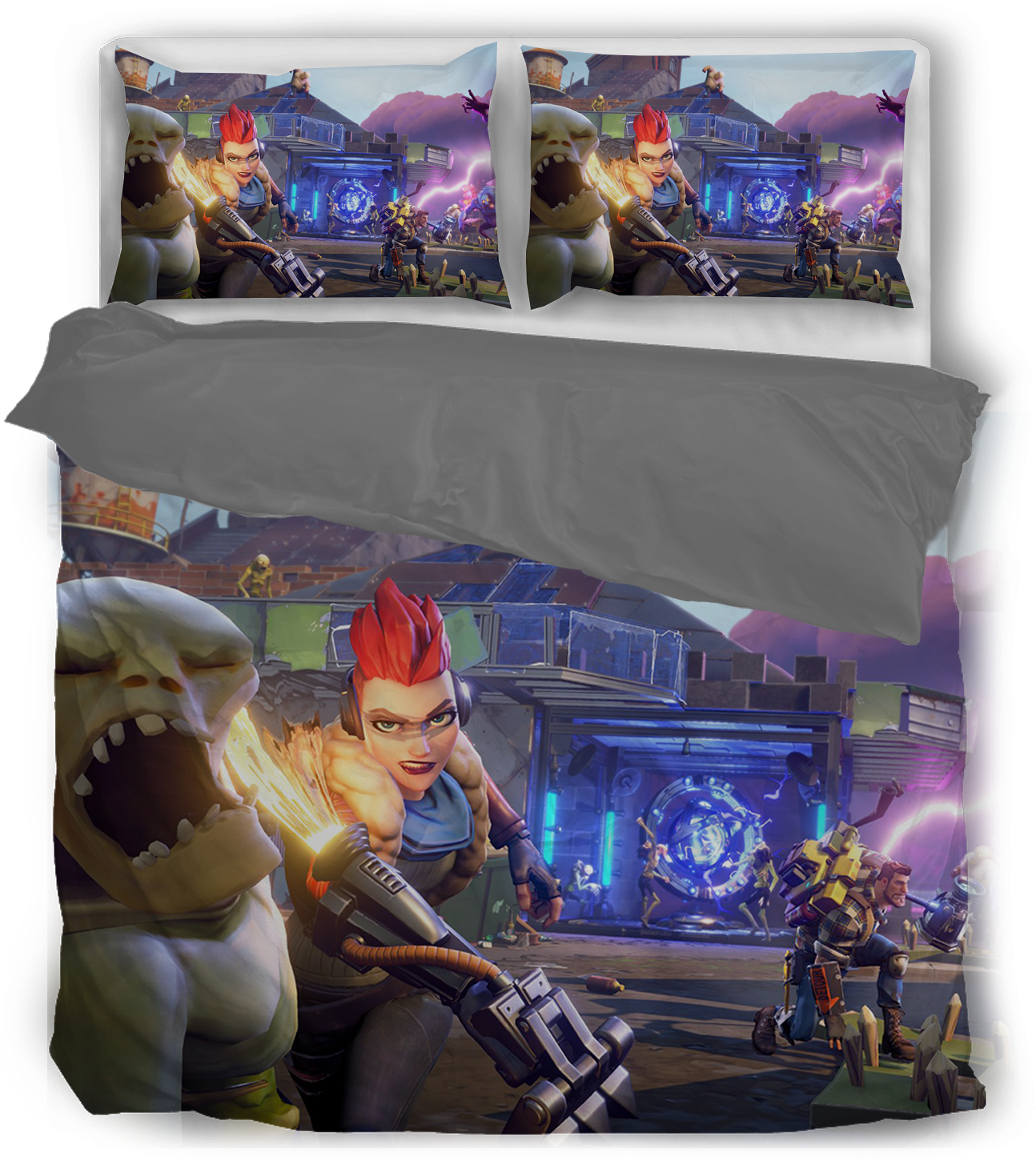Fortnite Bedset- Fortnite 3d Bedset - Fortnite Deluxe Edition Pc - Download (1300x1641), Png Download