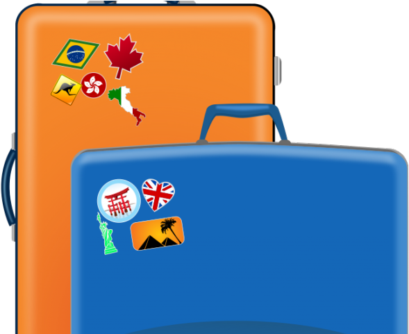 Suitcase Free On Dumielauxepices Net Travel - Clip Art Suitcase (640x480), Png Download
