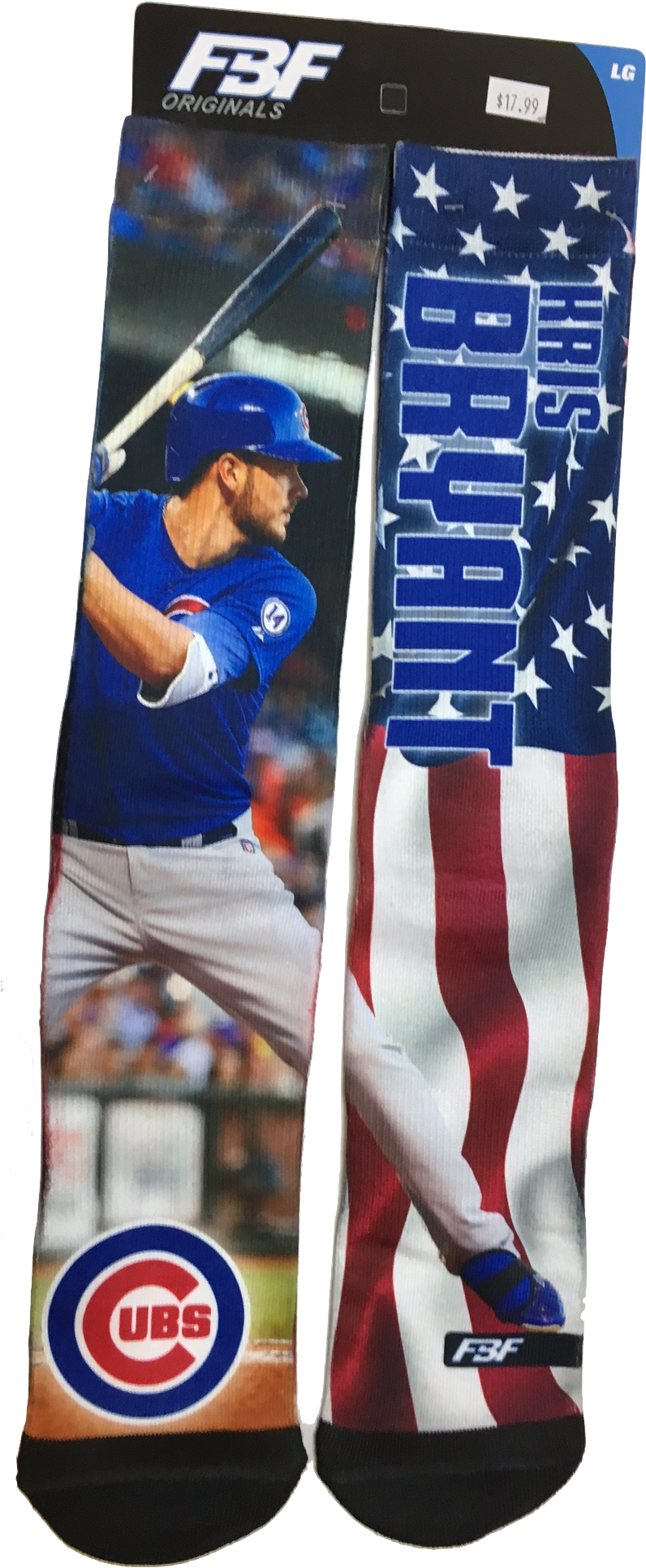 Officially Licensed Mlb Stars And Stipes Men's Socks - Baseball Player (808x1941), Png Download