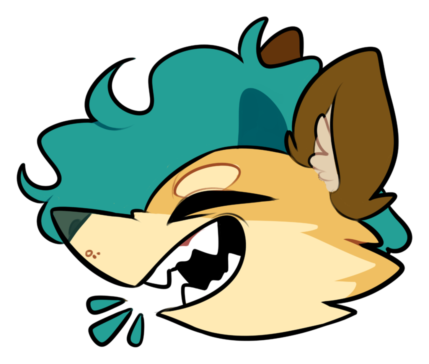 Barking-jack Sticker [limited Edition] (1500x1500), Png Download