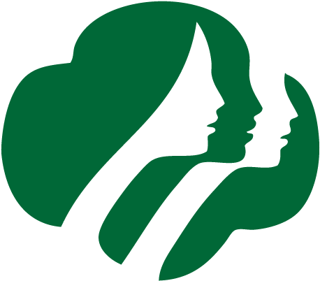 Girl Scouts - Positive Negative Space Logo (500x500), Png Download