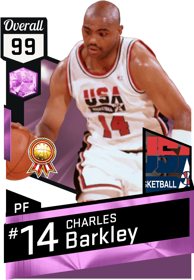 Charles Barkley - Pink Diamond Locker Codes 2k17 (651x941), Png Download