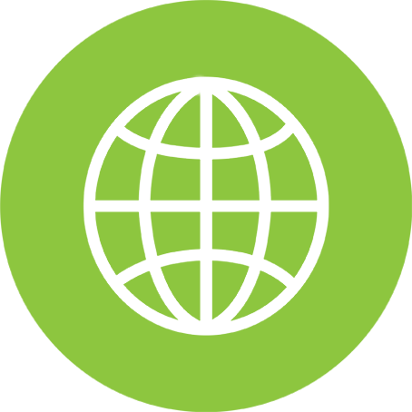 Planeta - Website Logo Png Green (454x454), Png Download