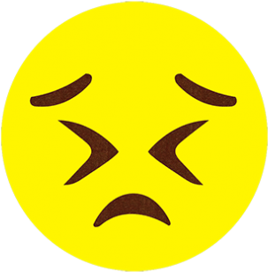 Tired Face Emoji Design With Fabric - Iaomi Redmi 4a Fashion Trend Protecteur Coque Gel Silicone (415x415), Png Download