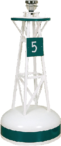 Decorative Yard Buoy - Buoy (235x550), Png Download