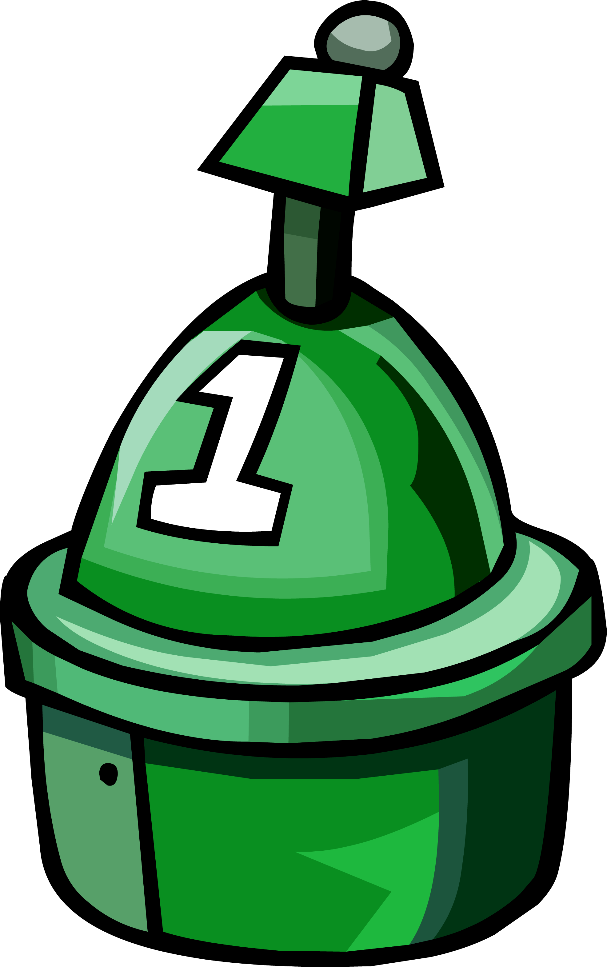 Buoy 1 - Club Penguin Buoy (1973x3143), Png Download