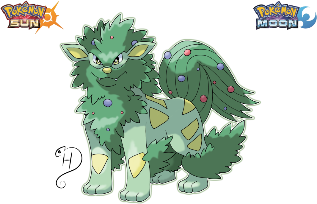 My Idea For An Alolan Growlithe Type - Pokémon Sun And Pokémon Moon: Official Strategy Guide (1095x730), Png Download