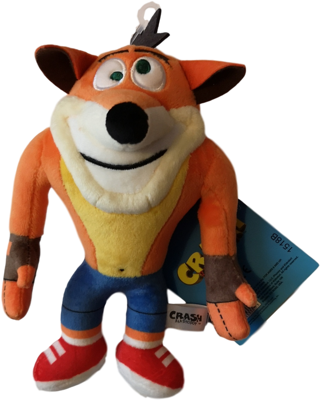Crash Bandicoot 8" Phunny Plush - Stuffed Toy (1421x1574), Png Download