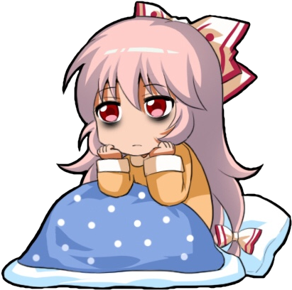 Cant Sleep Mokou Discord Emoji - Discord Emojie Anime (421x421), Png Download