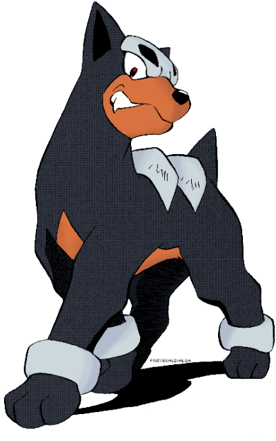 Houndour (500x642), Png Download