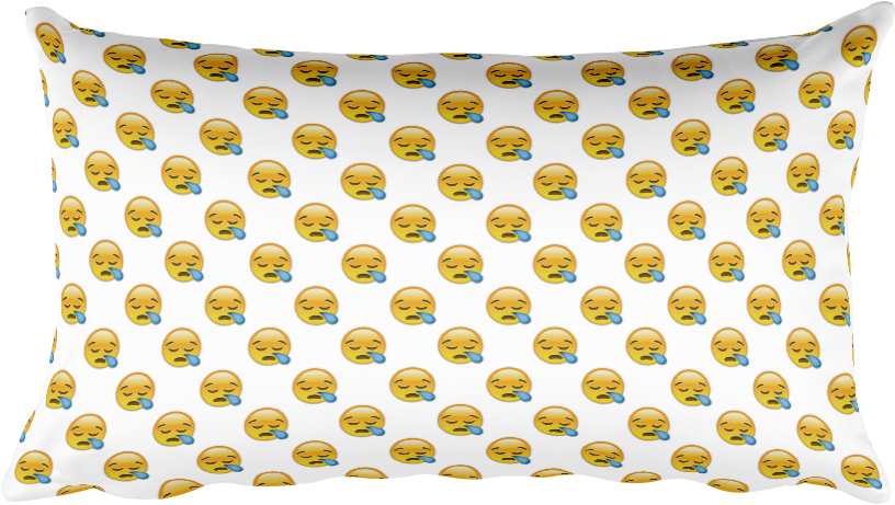 Emoji Bed Pillow - Pillow (1000x1000), Png Download