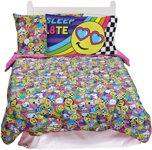 Picture Of Emoji Party Xl Twin Comforter - Twin Emoji Comforters (550x550), Png Download