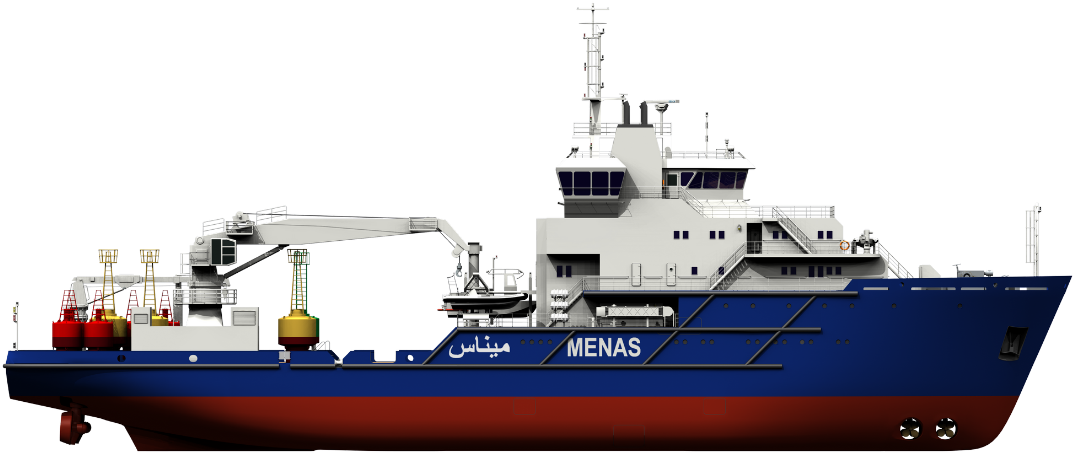 Equipped For All Aspects Of Laying And Maintaining - Buoy Laying Vessel 8317 (1300x575), Png Download