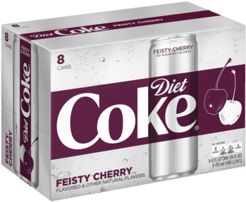 Diet Coke® Original And Flavors - Zesty Blood Orange Coca Cola Diet (348x348), Png Download