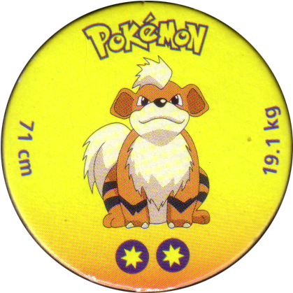 Pokémon 058-growlithe - Pokémon (425x425), Png Download