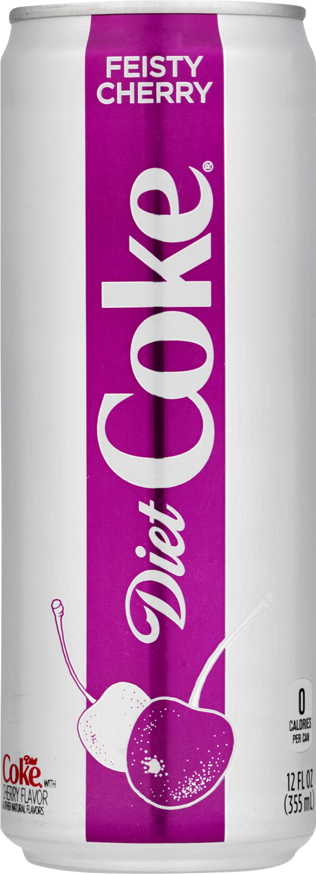 Diet Coke Feisty Cherry (1800x1800), Png Download