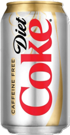 Coke Diet Caffeine Free - Diet Coke Can Png (300x600), Png Download