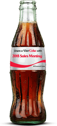 Coca-cola Diet Coke - Share A Coke 2018 (242x532), Png Download