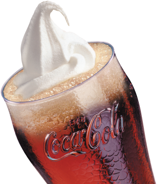 Coke Float - Ice Cream Float Transparent (490x390), Png Download