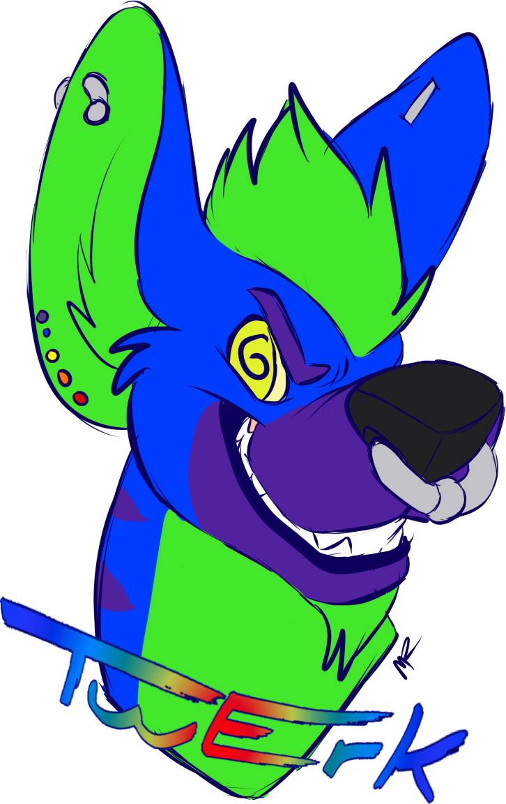 Twerk Badge - Melissar1/cross-fox - Cartoon (726x1152), Png Download