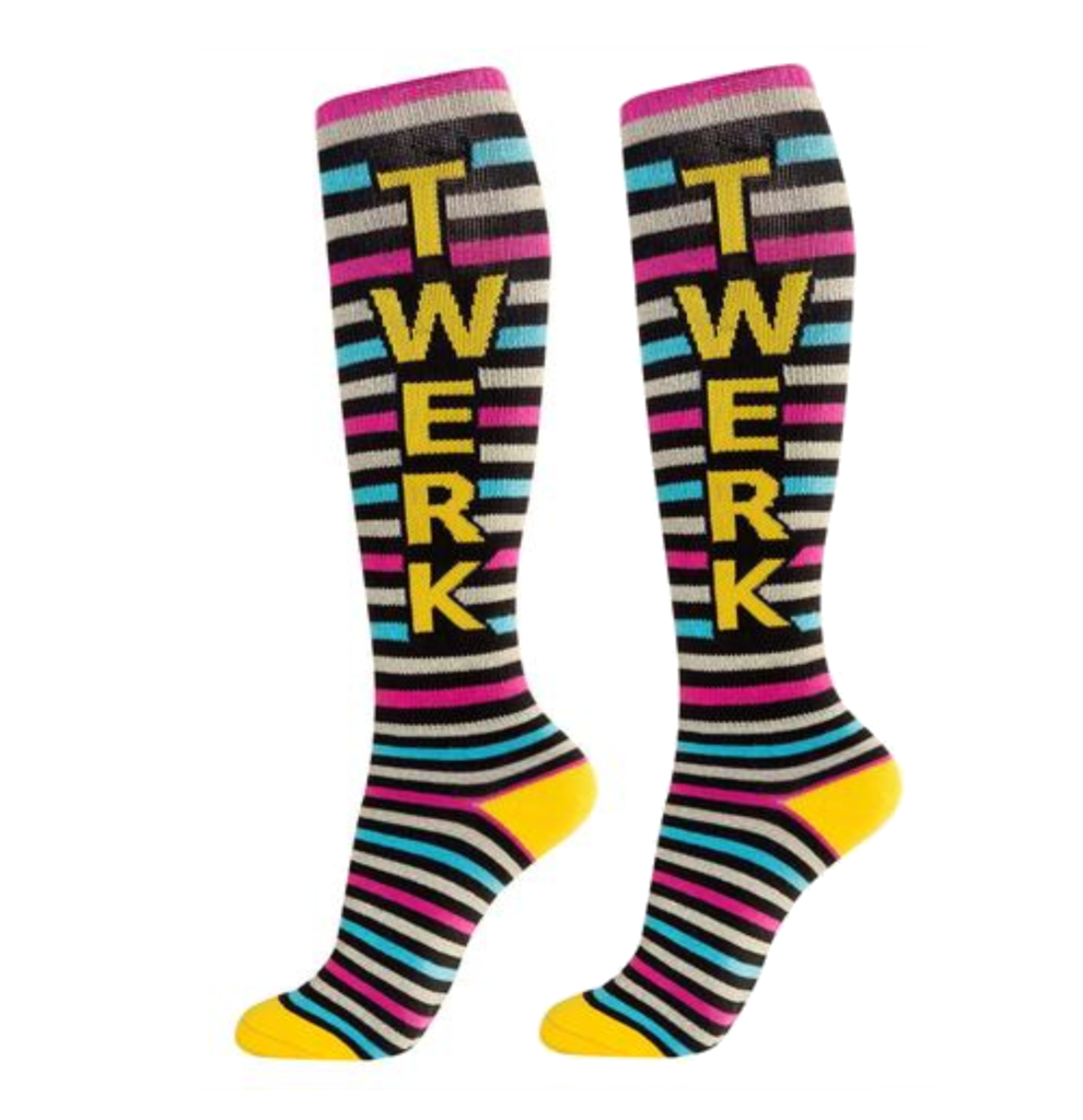 Twerk Socks Lucky Skates - Sock (990x1024), Png Download